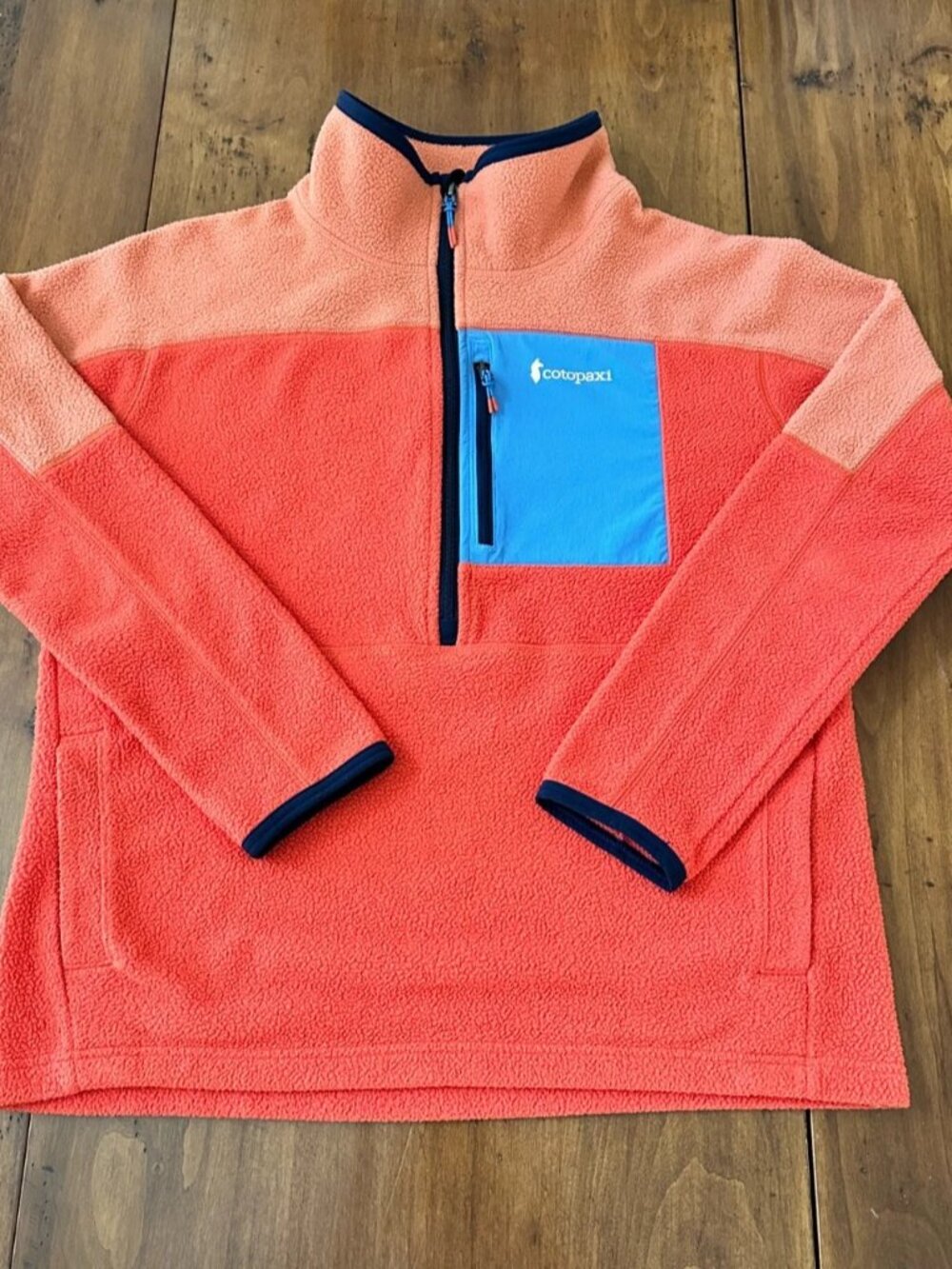 Cotopaxi Abrazo 1/2 Zip Fleece Pullover Women’s Large Colorblock Recycled